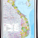 Map of the Central Vietnam