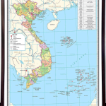 Administrative map of Vietnam
